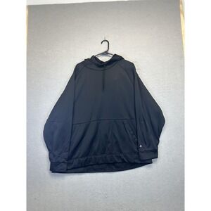 Russell Athletic Hoodie Mens Black Dri-Power 360 Pullover Kangaroo Pocket Raglan